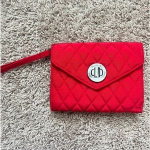 Red Vera Bradley wristlet wallet